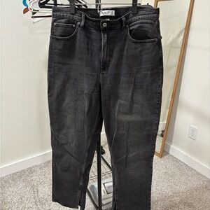 90s Straight Split Hem Abercrombie & Fitch Jeans